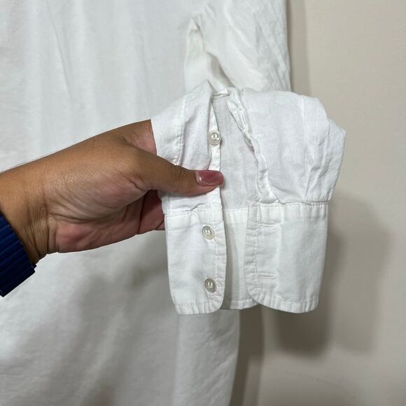 Xirena White Button Down Shirt XS Women Long Sleeve - Picture 7 of 9